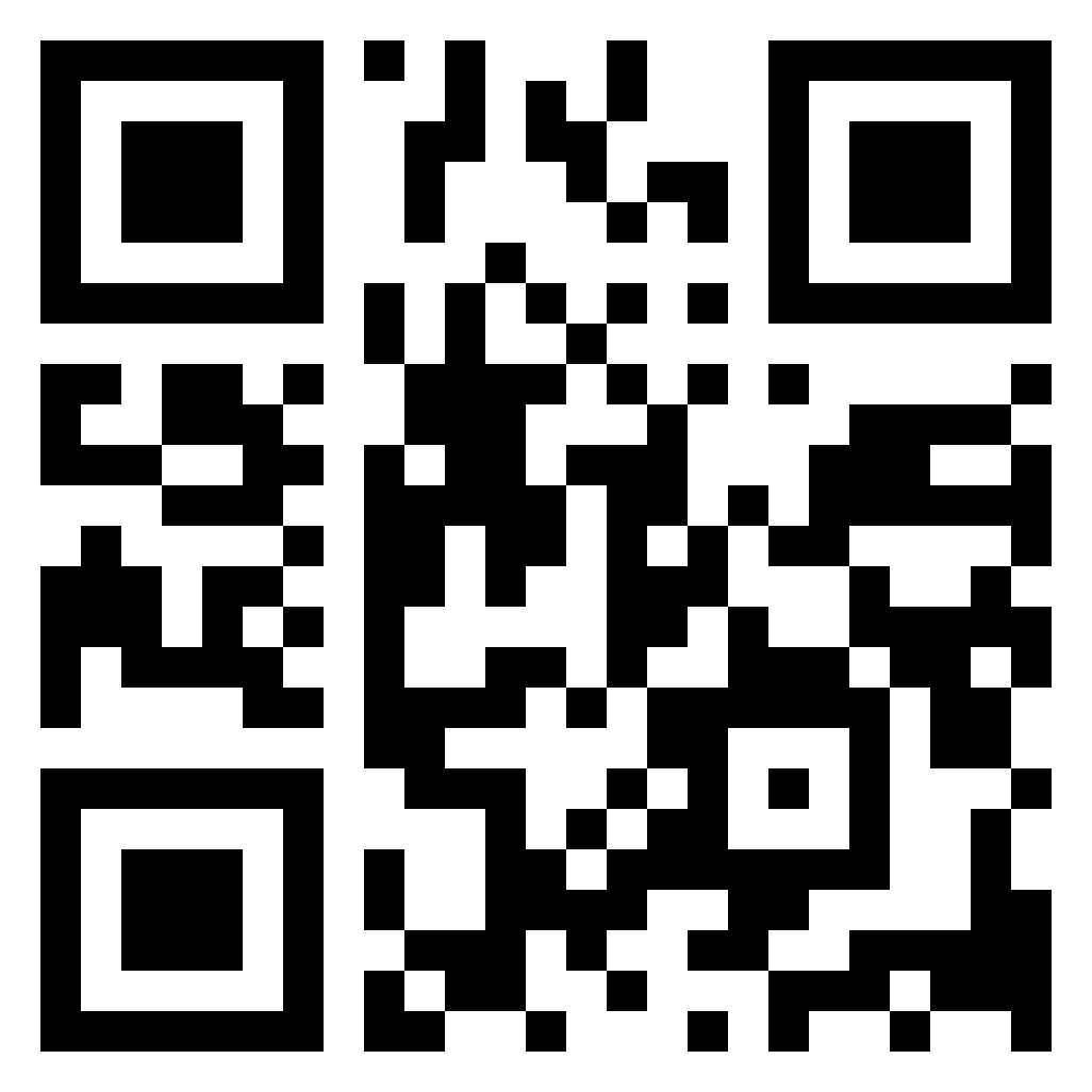 QR Code for sample menu